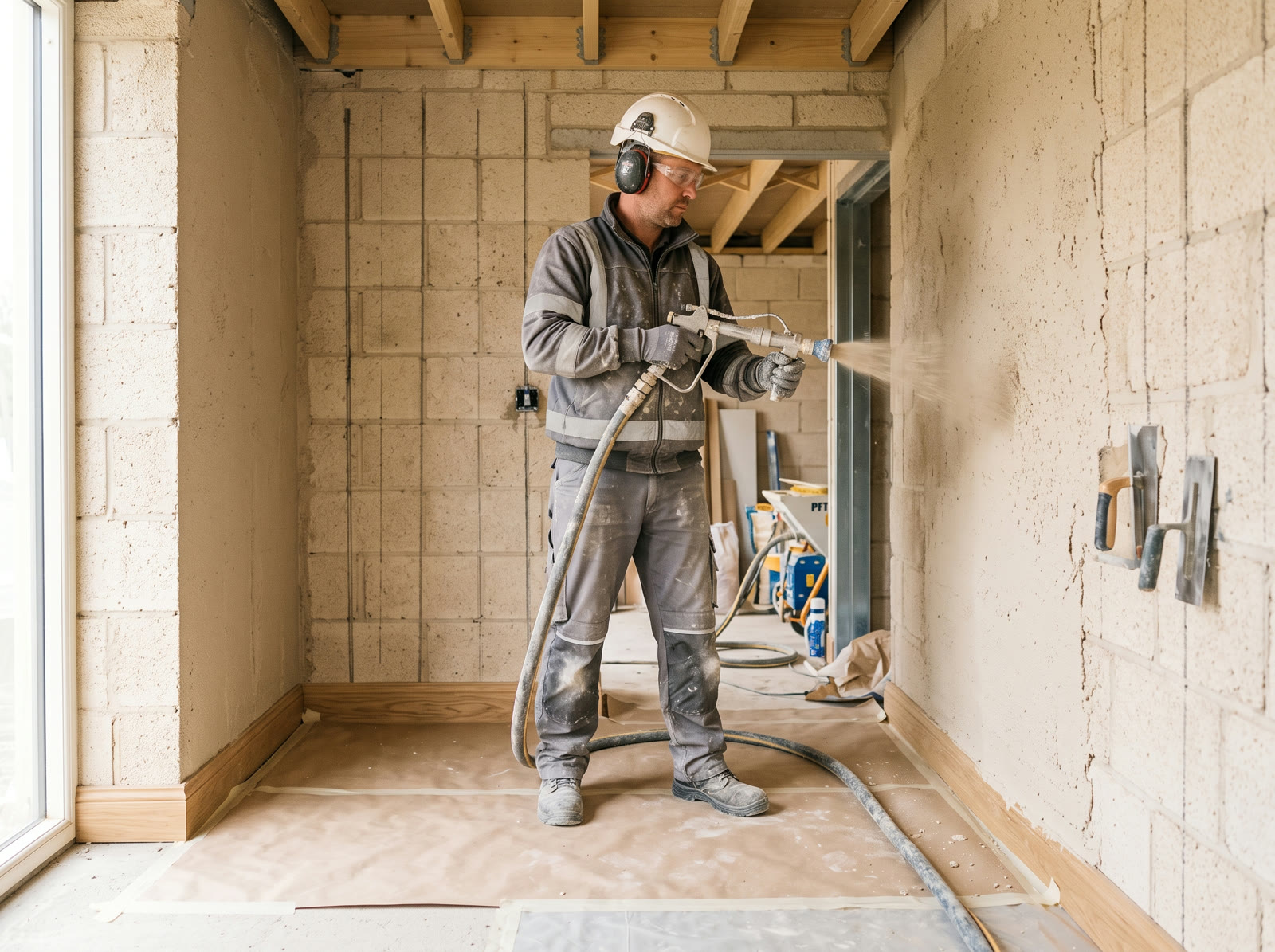 Interior plastering service